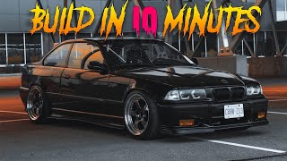 BUILDING A BMW E36 in 10 MINUTES [upl. by Teleya]