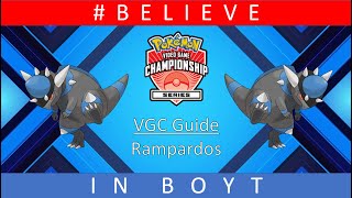 Rampardos  Reg F VGC Guide by 3x Regional Champion [upl. by Refinneg]