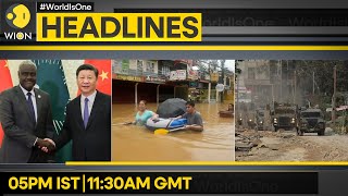 Xi meets African Union Commission chairperson  Philippines floods Antipolo inundated  Headlines [upl. by Oregolac]