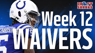 BIGGEST Fantasy Football Waiver Wire Decisions for Week 12  Fantasy Football Advice [upl. by Drhcir299]