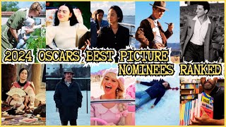 Best Picture Nominees Ranked  Oscars 2024 [upl. by Nehemiah]