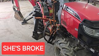 Tractor loader bracket repair [upl. by Tevis173]