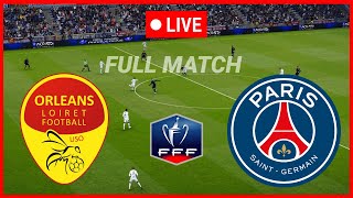 🔴LIVE US Orléans vs PSG  Coupe de France 2024 Full Match Today Highlight amp Goals [upl. by Akihdar]