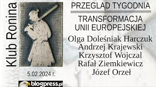 NA ŻYWO Transformacja UE  DoleśniakHarczuk Krajewski Wojczal Ziemkiewicz Orzeł Klub Ronina [upl. by Nabala114]