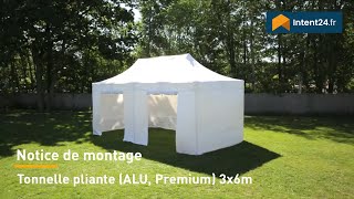 Montage 3x6 m  Tonnelle pliante Premium [upl. by Bonis]