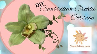 DIY Orchid Corsage  wedding  diy  prom [upl. by Eelarat822]