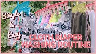 CLOTH DIAPER 101 HOW TO WASH CLOTH DIAPERS  Step By Step Guide TAGLISH [upl. by Sac]