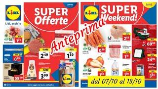 anteprima volantino LIDL dal 7 al 13 ottobre super offerte sfoglia e scopri tutte [upl. by Standice]