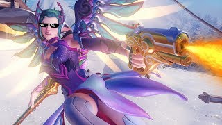 Hard Carrying As Sugar Plum Fairy Mercy  Overwatch [upl. by Asirap]