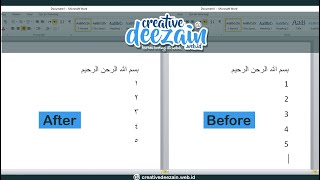 Cara Menulis Angka Arab di Microsoft Word 2010 [upl. by Akcinehs]