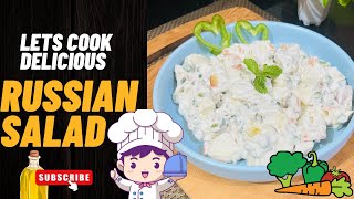 Russian salad recipe easy and quick must try [upl. by Lamraj348]