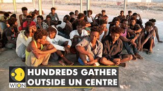 Libya Migrants in fear after a violent crackdown by forces  WION News  Latest News  World News [upl. by Bhayani]