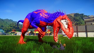 Great Dinosaur Super Power Fighting TRex vs Spinosaurus amp Tarbosaurus Jurassic world evolution [upl. by Suki273]