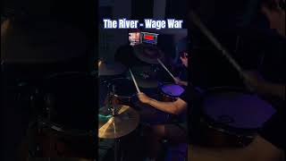 The River  Wage War shorts drumcover metal drums [upl. by Marie-Ann972]