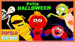 Es Halloween  Canción Infantil  Pueblo Teehee [upl. by Cordula]