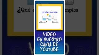 Método de separación de mezclas Cristalización 🧊 Shorts Short Química Ciencia Chemistry fyp [upl. by Emiline956]