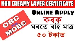 How to apply online creamy layer certificate Assam  Apply Creamy layer certificate [upl. by Westberg]