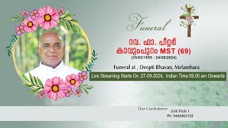 Funeral Service Of Rev Fr PETER Kavumpuram MST  27092024 [upl. by Mayhew179]