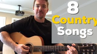 8 Country Songs Beginners Should Learn with Chords [upl. by Oderfla]