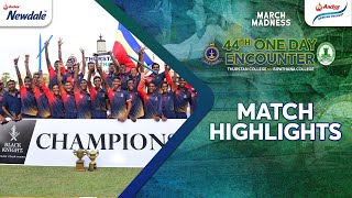 HIGHLIGHTS  Thurstan vs Isipathana  44th One Day Encounter [upl. by Peg]