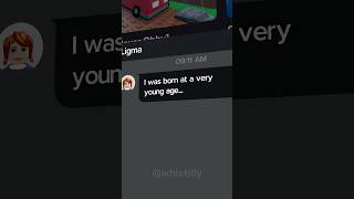 When I was born 😭  Roblox Meme roblox robloxmemes robloxedit [upl. by Drallim602]