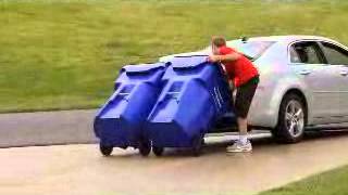 Trash Can Carrier for Car SUV or Truck  Easy [upl. by Tudela]