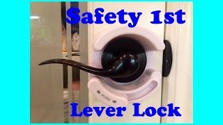 Safety 1st Lever Door Lock Review valuable tips given [upl. by Etnohc]