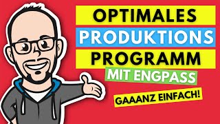 Optimales Produktionsprogramm mit Engpass gaaanz einfach [upl. by Fineberg]