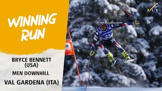 Bennett does it again on the Saslong  Audi FIS Alpine World Cup 2324 [upl. by Idnaj751]