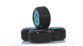 Ricta Nyjah Huston Black Teal Chrome Core Wheels [upl. by Ambler]