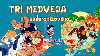 Crtani film – ZLATOKOSA I TRI MEDVEDA Sinhronizovano [upl. by Nylram]