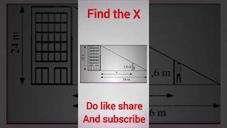 Find the value of x similarity of triangle class 10 [upl. by Mian]