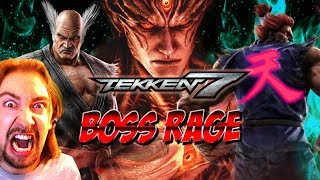 BOSS RAGE Shin Akuma amp Devil Kazuya Tekken 7 [upl. by Hyland758]