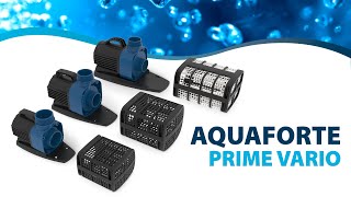 AquaForte Prime Vario Teichpumpen  Montage des Filterkorbs [upl. by Wolk]