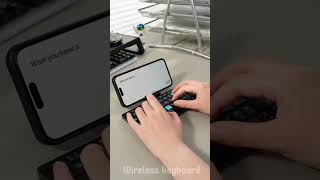 Wireless keyboard typing made easy shortvideo viralvideo wireless keyboard [upl. by Nirtak]