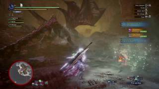 Vaal Hazak vs Odogaron Turf War  Monster Hunter World PS4 PRO [upl. by Navar]