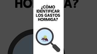 Cómo Identificar los GASTOS HORMIGA [upl. by Nyliret]