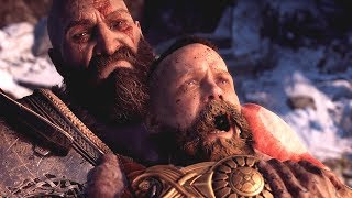 God of War PS4  All Baldur Boss Fights [upl. by Teloiv]