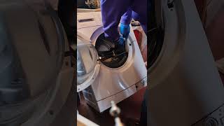 Washing machine door seal fitting inner spring Beko [upl. by Caesar254]