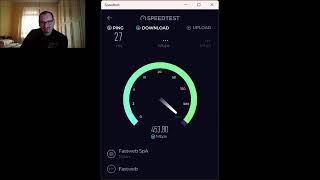 Speedtest 15112024 Fastweb 5g su Router DECO X50 5g [upl. by Laiceps]