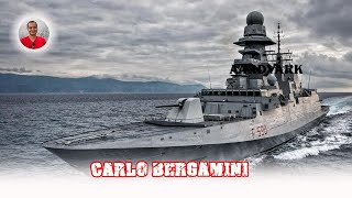 Carlo Bergamini F590  The scary longrange air defense missile frigate of Italy [upl. by Ailyn]