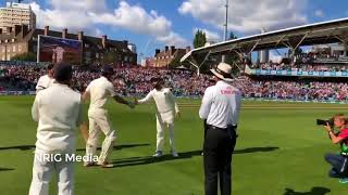 Alastair Cook receives guard of honour from India [upl. by Erasme190]