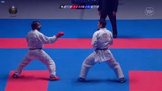 Final Male Kumite 75Kg Moscow 2019 [upl. by Woodman182]