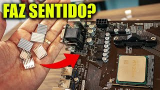 DISSIPADOR AVULSO PRA PLACA MÃE ISSO MELHORA O COMPUTADOR [upl. by Hanej]