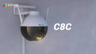 EZVIZ C8C  First Outdoor PanTilt Camera [upl. by Warfore145]