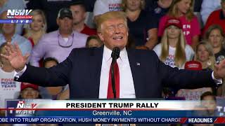 FULL RALLY President Trump Rally in Greenville North Carolina [upl. by Tavi]