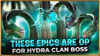 YOU NEED To BUILD These Epic Champions For Hydra Clan Boss Raid Shadow Legends [upl. by Ahsiema]