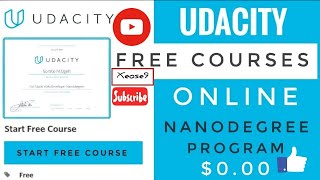 How to join Udacity FREE COURSES  Free Udacity Degree Courses With Free Certificate [upl. by Einttirb]