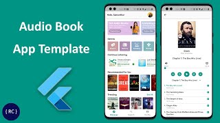 Audiobook App UI in Flutter [upl. by Refinej]