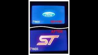 ST LOGO ON IPC FORD FOCUS [upl. by Notgnillew108]